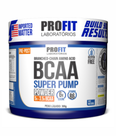 BCAA 6.1.1 SUPER PUMP POWDER 150G SABOR NATURAL - PROFIT