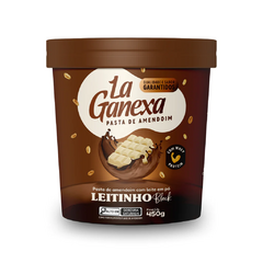 PASTA DE AMENDOIM SABOR LEITINHO BLACK 0,450G - LAGANEXA