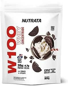 W100 COOKIES E CREAM 900GR REFIL - NUTRATA