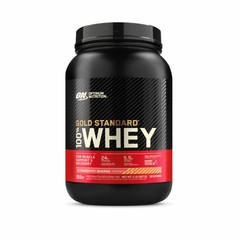 ON WHEY GOLD STANDARD BANANA C MORANGO 2,00 LBS (907G) - OPTIMUM NUTRITION