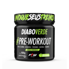 DIABO VERDE #PRE-WORKOUT 150g - SABOR MAÇÃ VERDE - FTW