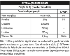 Imagem do BCAA TCM 8:1:1 SABOR NATURAL 300GR - NUTRATA