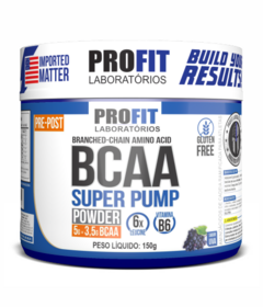 BCAA 6.1.1 SUPER PUMP POWDER PT 150G SABOR UVA - PROFIT