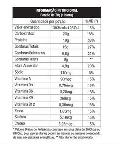 PROTOBAR DOCE DE LEITE HAVANNA DISPLAY C/ 8 BARRAS 70GR na internet