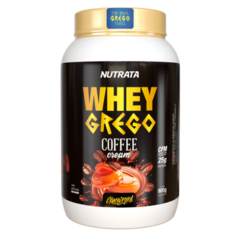 Whey Grego Coffee Cream sabor Caramel 900g - Nutrata ****