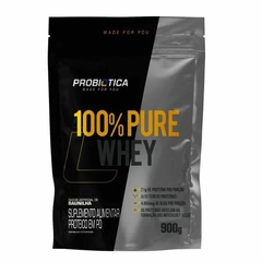 100% PURE WHEY REFIL 900G BAUNILHA - PROBIOTICA