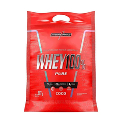 WHEY 100% PURE 907G REFIL COCO INTEGRALMEDICA na internet