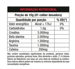 PRE TREINO 4B MELANCIA COM GENGIBRE 300G - NUTRATA - comprar online