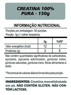 CREATINA 100% PURA 150G - EVOLUE - comprar online