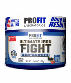 ULTIMATE IRON FIGHT SABOR GUARANÁ COM AÇAI POTE 120 GRAMAS - PROFIT