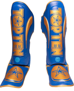 CANELEIRA TOP TEN SHIN AND INSTEP GUARD “LOWKICK” WAKO - AZUL na internet