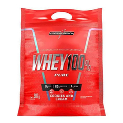 WHEY 100% PURE 907G REFIL COOKIES AND CREEM INTEGRALMEDICA