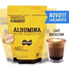 ALBUMINA REFIL 420G SABOR: CAFÉ MOCACCINO - NATUROVOS