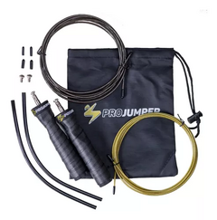 CORDA DE PULAR AÇO PROFISSIONAL SPEED ROPE COM ROLAMENTO - PROJUPER