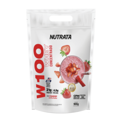 W100 MORANGO 900GR REFIL - NUTRATA