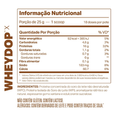 WHEYDOP X DOCE DE LEITE 450G - ELEMENTO PURO - comprar online