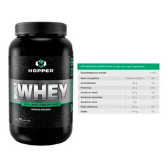 BUILT WHEY BAUNILHA 907G HOPPER - loja do atleta