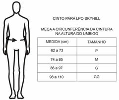 Imagem do CINTO LPO PRETO/ LARANJA P - SKYHILL