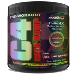 C4 BETA PUMP PRE WORKOUT - ACAI COM GUARANA POTE 225G NEW MILLEN