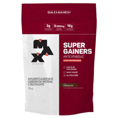 SUPER GAINERS REFIL 3KG CHOCOLATE - MAX TITANIUM