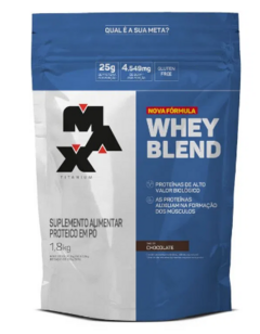 WHEY BLEND REFIL 1,8KG CHOCOLATE - MAX TITANIUM