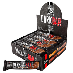 DARK BAR CHOCOLATE MEIO AMARGO COM CASTANHAS CAIXA COM 8 UNIDADES - DARKNESS