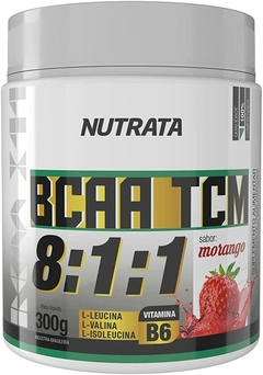 BCAA TCM 8:1:1 SABOR MORANGO 300GR NUTRATA