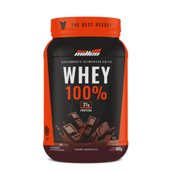 WHEY 100% CHOCOLATE POTE 900G - NEW MILLEN