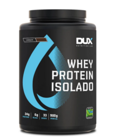 WHEY PROTEIN ISOLADO BAUNILHA 900G - DUX - loja do atleta