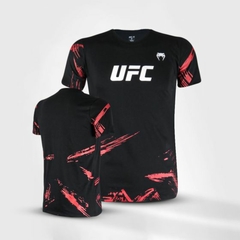 T-SHIRT UFC VENUM REPLICA FIGHT WEEK MENS SHORT SLEEVE 2.0- BLACK-XGG