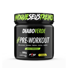 DIABO VERDE #PRE-WORKOUT 300g - SABOR FRUTAS AMARELAS na internet