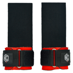 THICK STRAP (PAR) - PRETO C/ VERMELHO - UNICO NC EXTREME