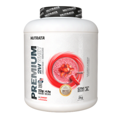 Premium 2W Whey sabor Strawberry (Morango) 2kg - Nutrata ****