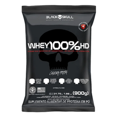 REFIL WHEY 100% HD COOKIES & CREAM 900G BLACK SKULL na internet