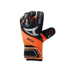 LUVA GOLEIRO PROFISSIONAL TITAN PALMA LARANJA G - THREE STARS - comprar online