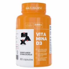 VITAMINA D3 POTE 60 CAPSULAS - MAX TITANIUM