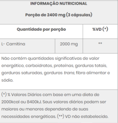 Imagem do L-Carnitina 2000 Bodyaction 90 Caps.