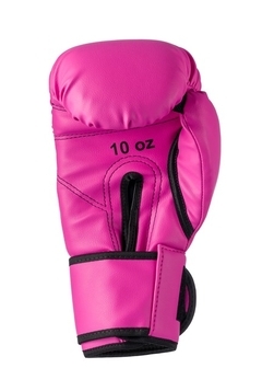 LUVA TRADICIONAL FHERAS ROSA/PRETO 14OZ - loja do atleta