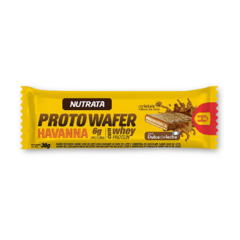 PROTO WAFER SABOR DOCE DE LEITE HAVANNA DISPLAY C/ 12 UN 30G - NUTRATA - loja online