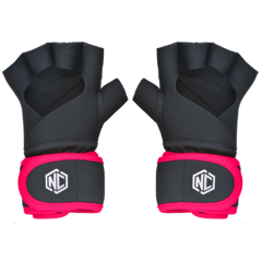 LUVA PUNHO EM NEOPRENE - PT/ROSA - M NC EXTREME