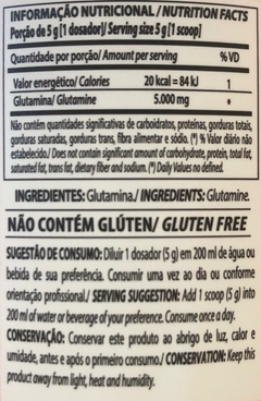 GLUTAMINE ISOLATES 100% PURE INTEGRALMEDICA 300G - loja do atleta