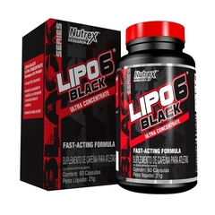 LIPO 6 BLACK ULTRA CCONCENTRADO 60 CÁPSULAS - NUTREX - loja online