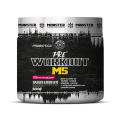 PRE WORK OUT M5 PRÉ TREINO POTE 300G SABOR MAÇÃ VERDE - PROBIÓTICA