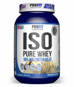 ISO PURE WHEY SABOR BAUNILHA POTE 907 GRAMAS - PROFIT