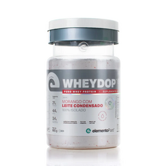 WHEYDOP ISO MORANGO COM LEITE CONDENSADO 900G - ELEMENTO PURO