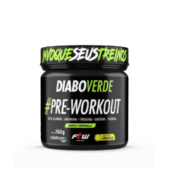 DIABO VERDE #PRE-WORKOUT 150g SABOR FRUTAS AMARELAS - FTW