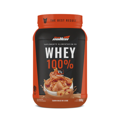 WHEY 100% DULCE DE LECHE POTE 900G - NEW MILLEN na internet