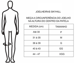 Imagem do JOELHEIRA CROSS TRAINING 7mm PRETO P - SKYHILL