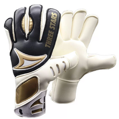 LUVA GOLEIRO PROFISSIONAL TIGRA PALMA BRANCA G - THREE STARS