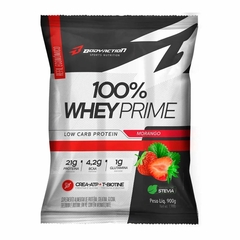 100% WHEY PRIME SACO 900G MORANGO - BODYACTION